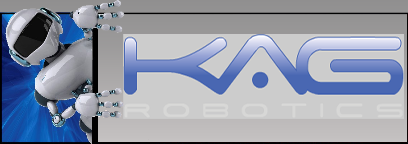 KAG logo with robot